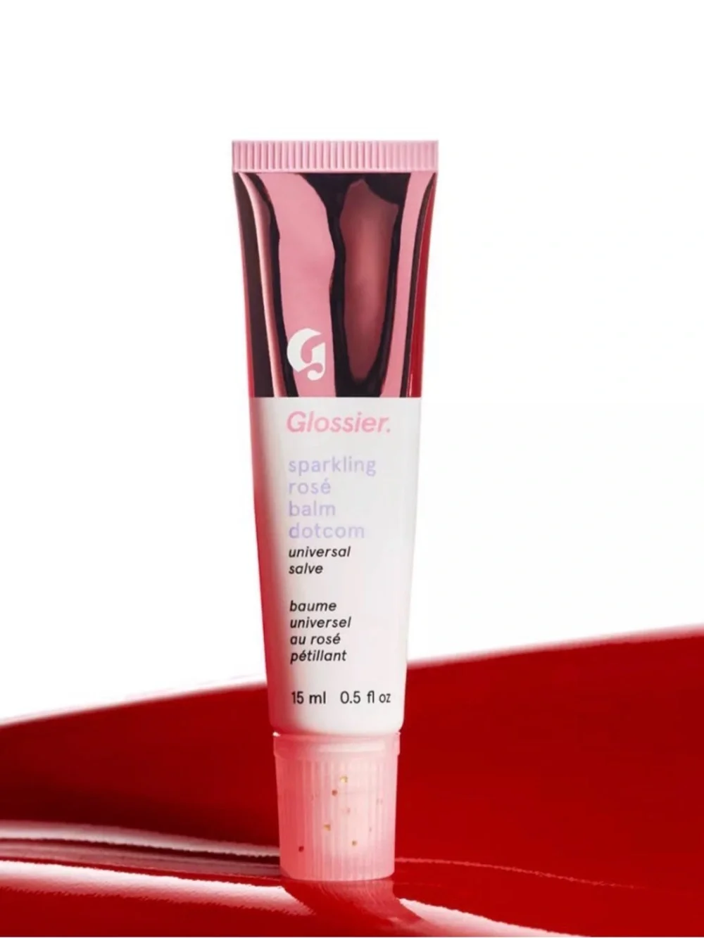 Glossier SPARKLING ROSÉ Balm Dotcom Limited Edition ••NEW IN BOX.